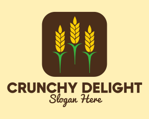 Corn Grain Mobile App logo design