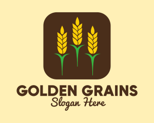 Corn Grain Mobile App logo design