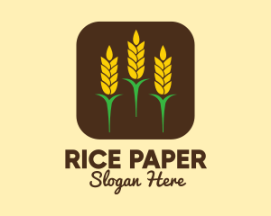 Corn Grain Mobile App logo design