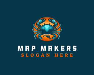 Maryland Blue Crab logo design