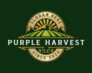 Harvest Agriculture Mountain logo design