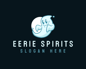  Cute Ghost Spirit logo design