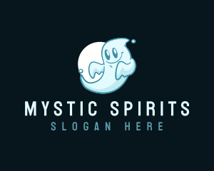  Cute Ghost Spirit logo design