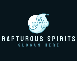  Cute Ghost Spirit logo design