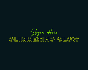 Neon Glow Business logo design