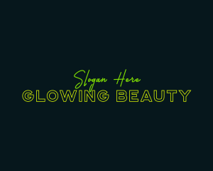 Neon Glow Business logo design