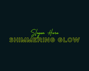 Neon Glow Business logo design