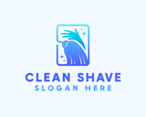 Cleaning Hand Broom logo design