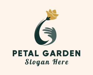 Hand Flower Spa logo design