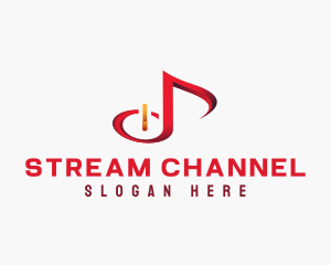 Music Radio Stream logo design