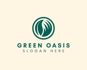 Leaf Grass Gardening logo