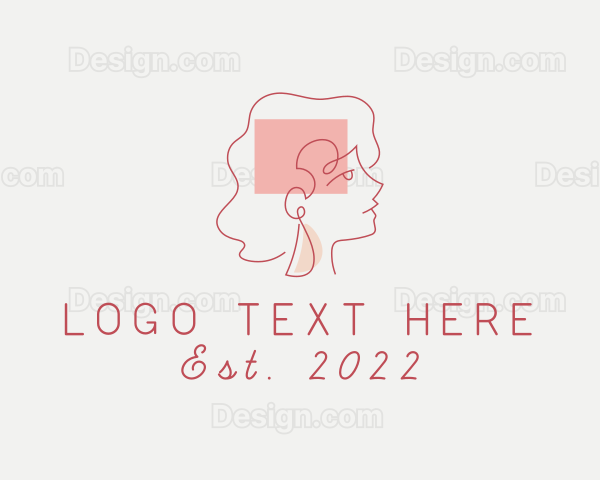 Woman Jewelry Fashion Logo