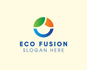 Modern Eco Circle logo design