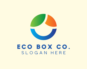 Modern Eco Circle logo design