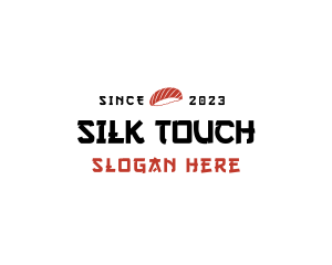 Sushi Bar Wordmark logo