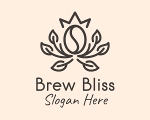 Brewed Coffee Outline logo design