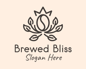 Brewed Coffee Outline logo design