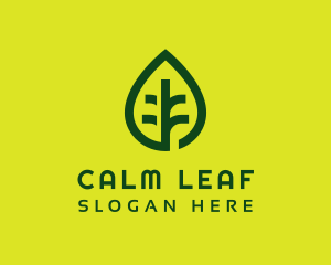 Green Leaf Nature logo design