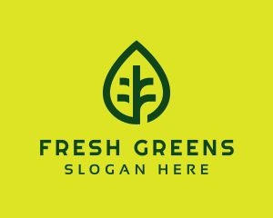 Green Leaf Nature logo design
