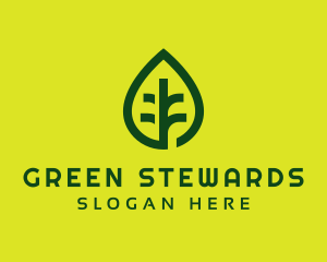 Green Leaf Nature logo design