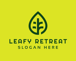 Green Leaf Nature logo design