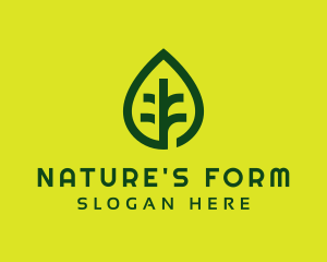 Green Leaf Nature logo design