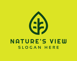 Green Leaf Nature logo design