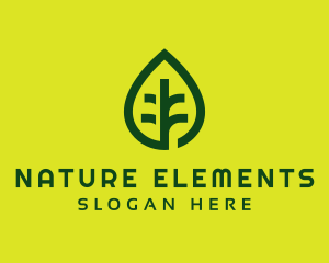 Green Leaf Nature logo design