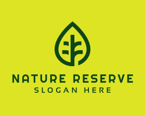 Green Leaf Nature logo design