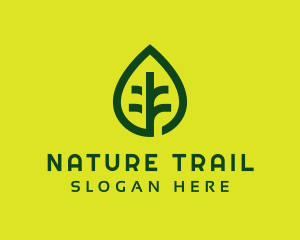 Green Leaf Nature logo design