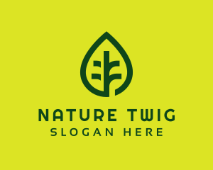 Green Leaf Nature logo design