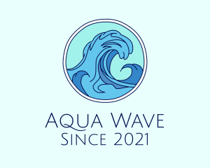 Tidal Ocean Wave Surfing logo