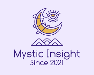 Psychic Eye Moon logo