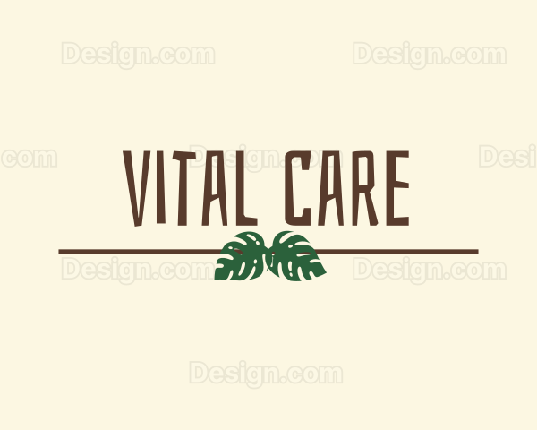 Jungle Eco Leaves Logo