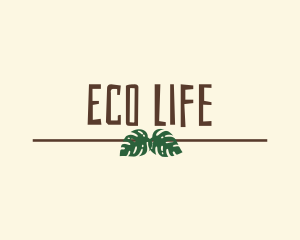 Jungle Eco Leaves  logo design