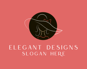 Fashion Design Hat logo design