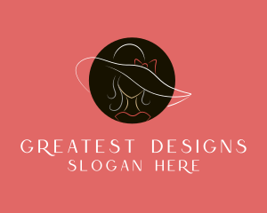 Fashion Design Hat logo design