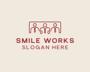 Office Employee Recruitment logo design