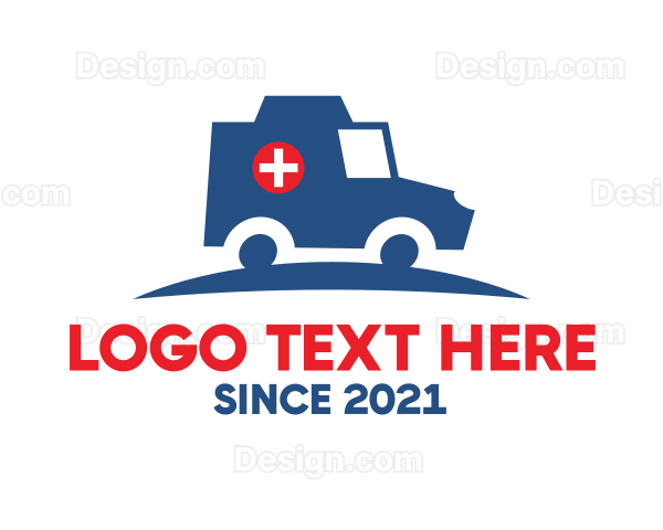 Medical Emergency Hospital Ambulance Logo