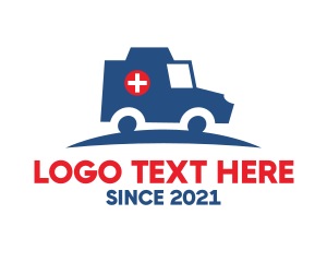 Medical Emergency Hospital Ambulance logo design