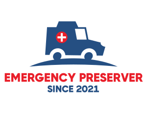 Medical Emergency Hospital Ambulance logo design