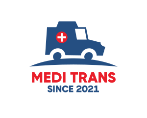 Medical Emergency Hospital Ambulance logo design