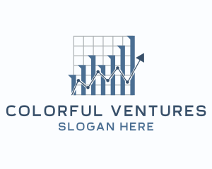 Colorful Business Graph logo design