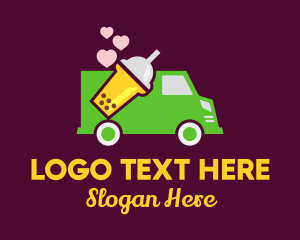 Bubble Tea Delivery Truck logo