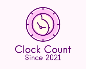 Pregnant Woman Clock logo