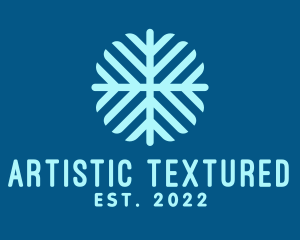 Snowflake Pattern Texture  logo design