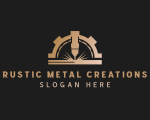 Laser Metalworks Machinery logo design