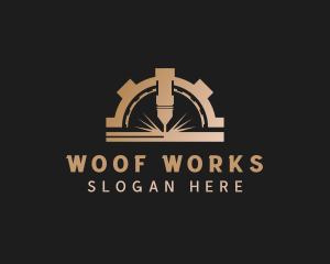 Laser Metalworks Machinery logo design