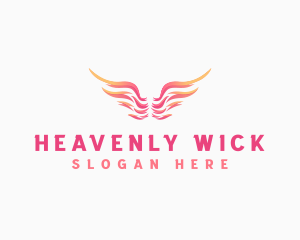 Angelic Flying Wings logo design