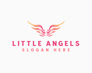 Angelic Flying Wings logo design